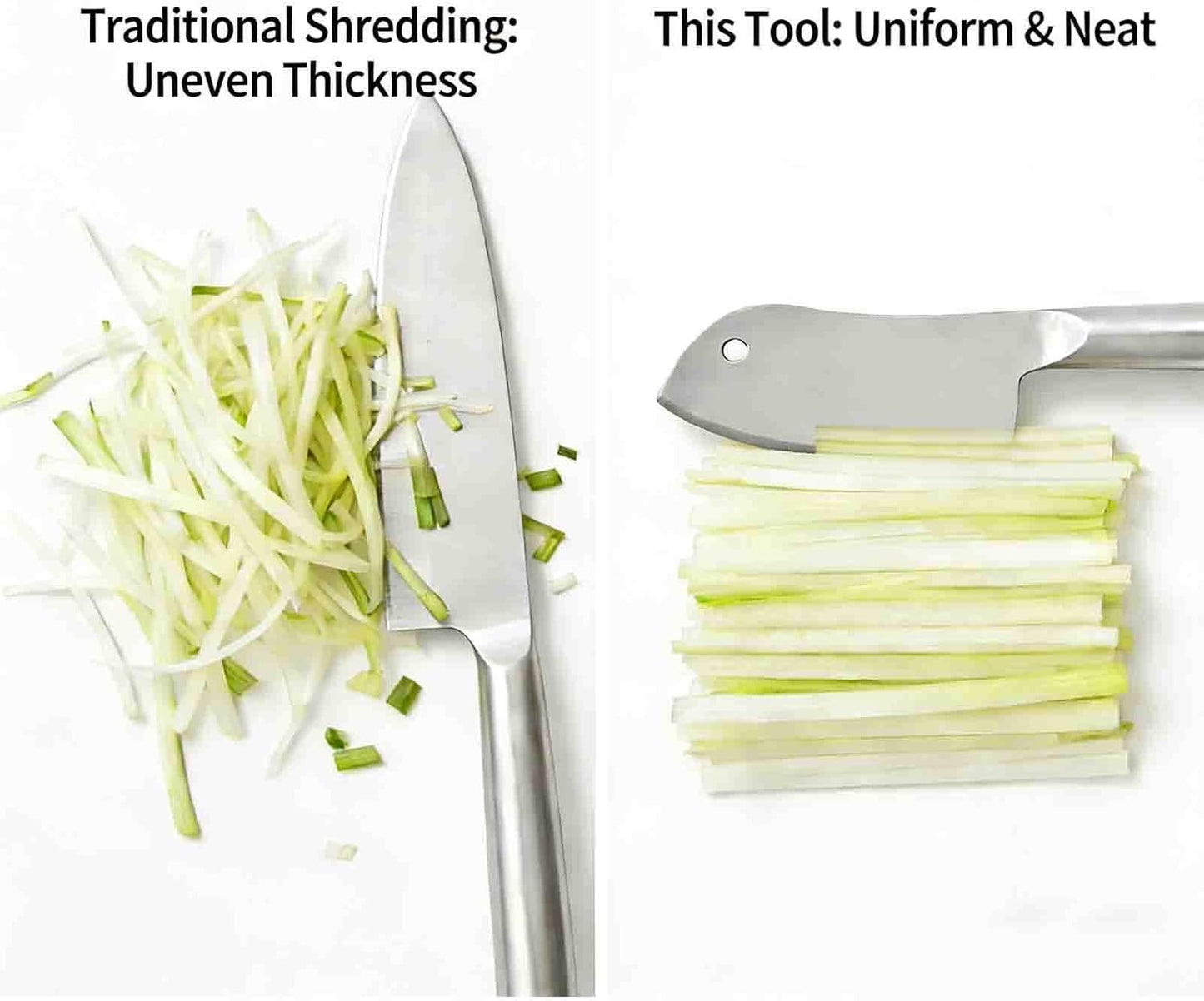 Stainless Steel Multi-Purpose Julienne Peeler for Smooth Vegetable Prep, Multi Function Kitchen Tool for Consistent Julienne and Easy Daily Cooking (White 1pc)