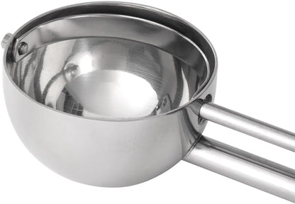 Restaurantware Ice Cream Scoop 1 Case 3.75 oz Stainless Steel Portioner Commercial Kitchen Tool Comfortable Grip Dishwasher-Safe Ambidextrous Handle