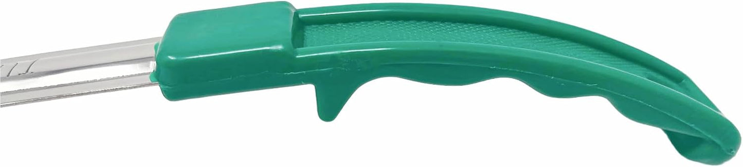 Generic 2 Pack - 4 oz. Slotted Portion Control Scoops, Spoodles - Green Handle Perforated Food Serving Spoon, Medium, Silver, MCP04EP