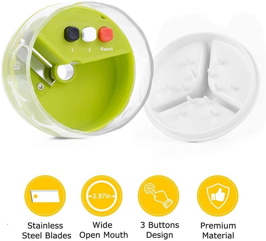 Multi-Function Handheld Spiralizer Vegetable Slicer Adjustable Grater Cutter - axGear