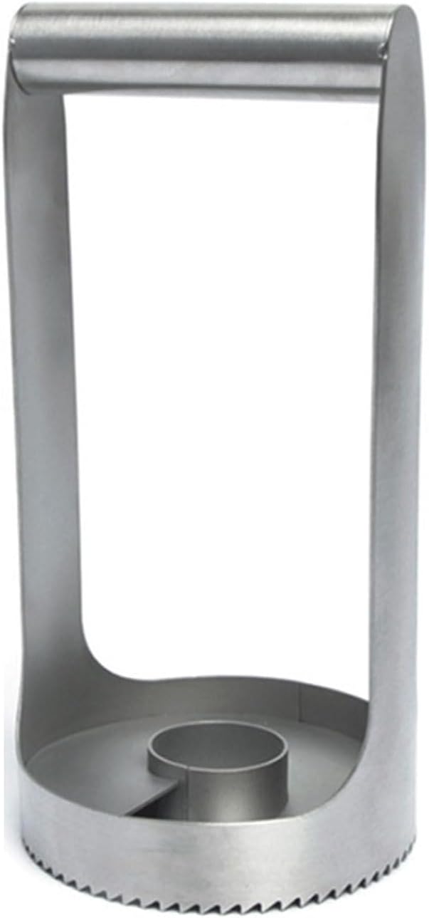 Pineapple Corer - Stainless Steel - Silver - Easy Fruit Slicing - Kitchen Tool