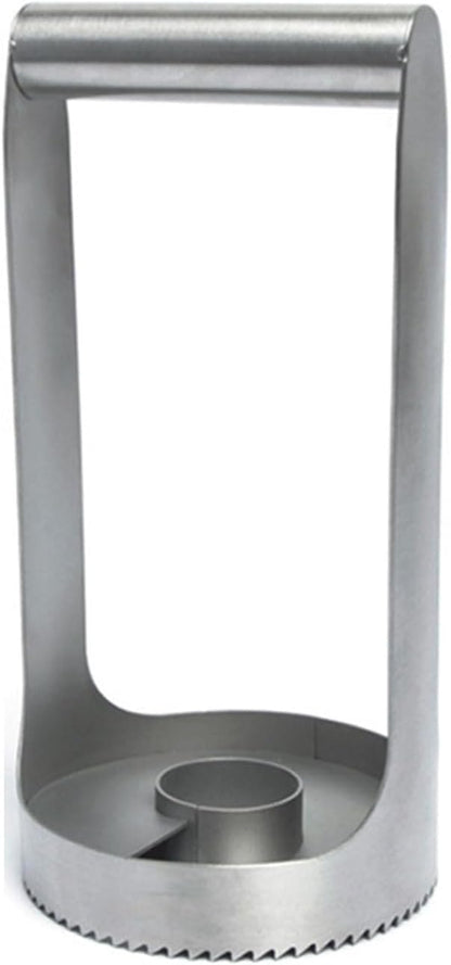 Pineapple Corer - Stainless Steel - Silver - Easy Fruit Slicing - Kitchen Tool
