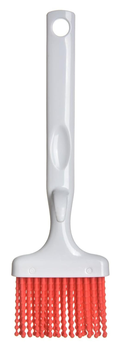 SPARTA 4040505 Silicone Basting Brush With Red Bristles, 3 Inches, Red