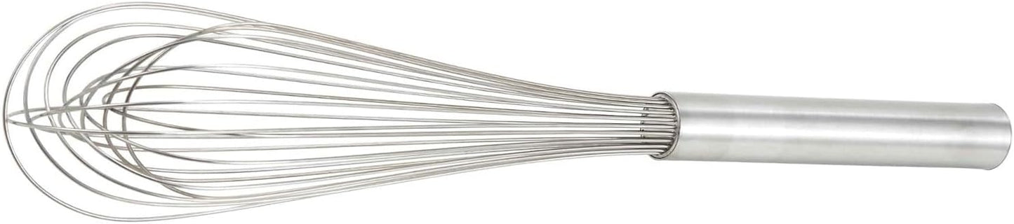 Soro Essentials- 14" Stainless Steel Piano Wire Whip- Thin Flexible Wire Whisk for Whisking Cooking Beating Blending Stirring Ingredients Mixing Sauces Baking Tools Cake Bread Pizza Pastry Biscuits