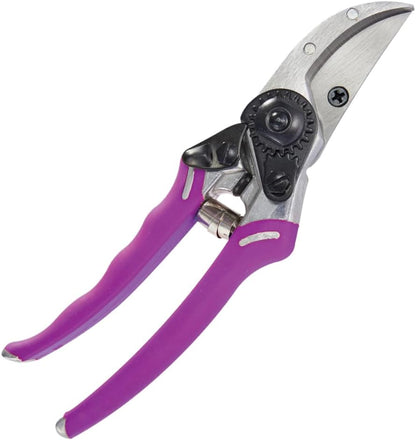 Dramm ColorPoint Stainless Steel Compact Garden Pruning Shears, Hand Pruner, Garden Clippers, with Heavy Duty Blade and Easy grip Handle, Yellow