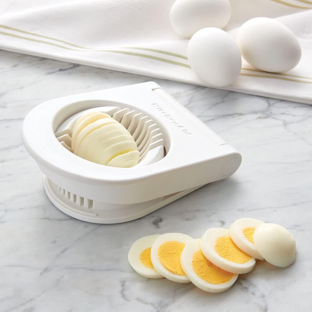 KitchenAid Classic Egg Slicer with Stainless Steel Wires, 9 Inch, White