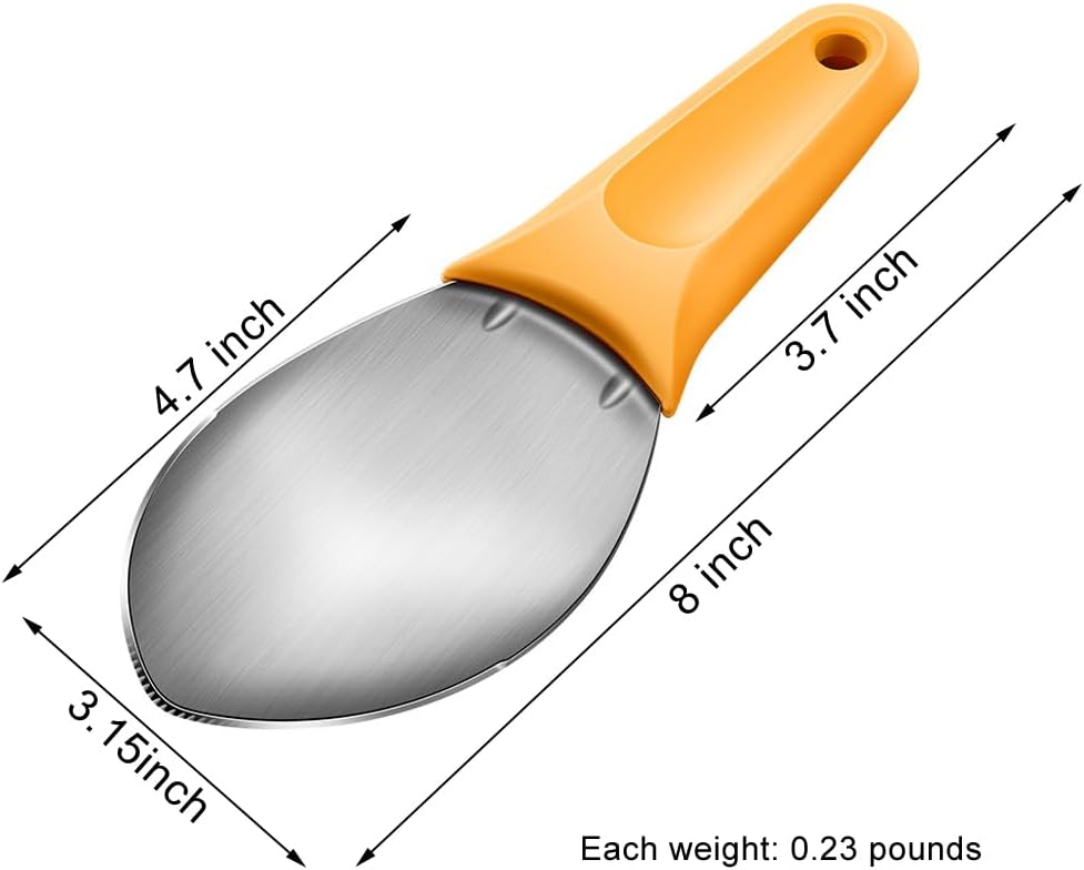 2 Pcs Mango Slicer Cutting Tool, Watermelon Cutter Tool, Mango Splitter Dragon Fruit Prep Tool, Mango Pitter and Peeler with Non-Slip Handle Kitchen Tools for papaya, avocado, Kiwi