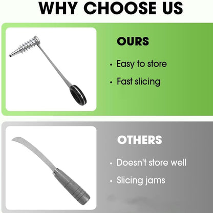 Stainless Steel Spiral Cutter for Vegetables Potato Cucumber Spiral Slicer Manual Vegetable Spiralizer Kitchen Tool (4pcs)