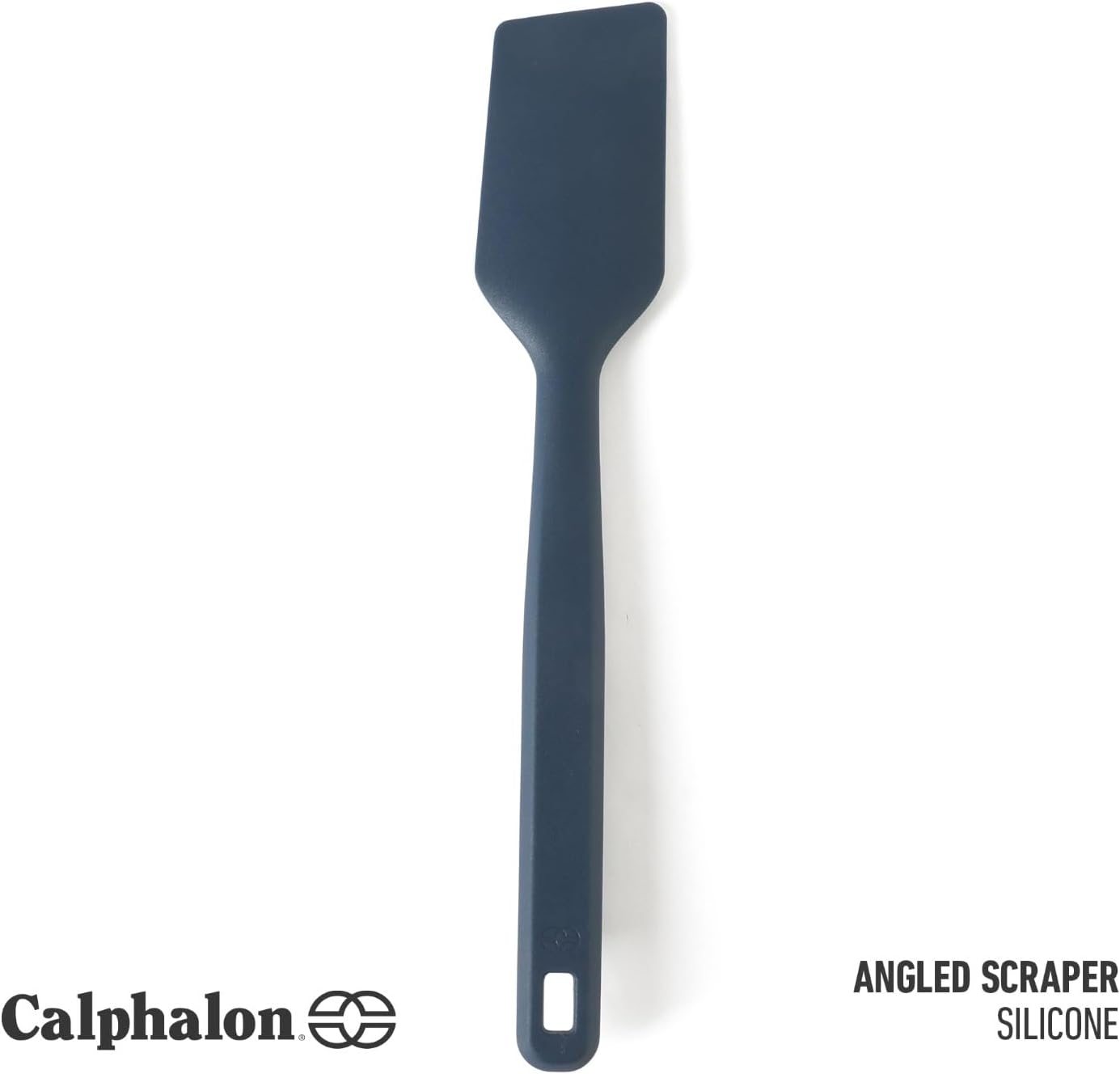 Calphalon Prime Scraper Set, 2-Piece Silicone Kitchen Scraper Set, Flexible Baking & Cooking Scrapers, Heat-Resistant Nonstick-Safe Tools with Ergonomic Handles, Navy