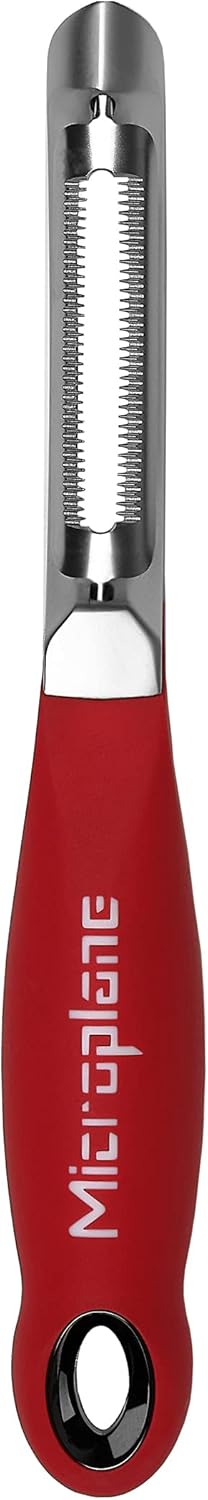 Microplane Professional Serrated Swivel Peeler for Tomato and Kiwi, for Right and Left Hand Use