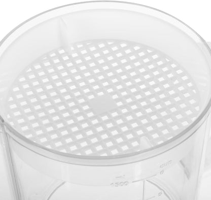 Luxshiny Grease Separating Measuring Cup 50Oz Oil-Sealing Soup Pot with Strainer Filter for Home Kitchen Cooking Oil and Gravy Separation Microwave Safe