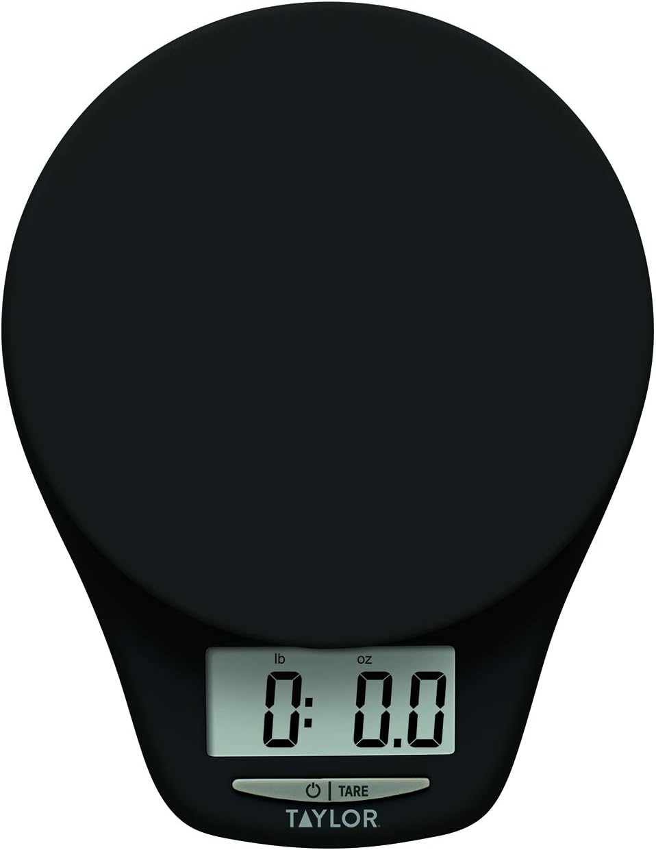 Taylor Waterproof Digital Kitchen Scale, 11 pounds, Black