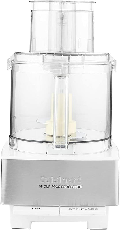 Cuisinart 7-Cup Pro Classic Food Processor, 600-Watt Motor, Vegetable Chopper & Blender for Mincing, Dicing, Shredding, Puree & Kneading Dough, DLC-10SYP1, White