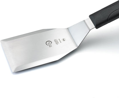 Mercer Culinary Millennia Bench Scraper, 5 7/8 Inch X 3 1/2 Inch Blade, Black Handle