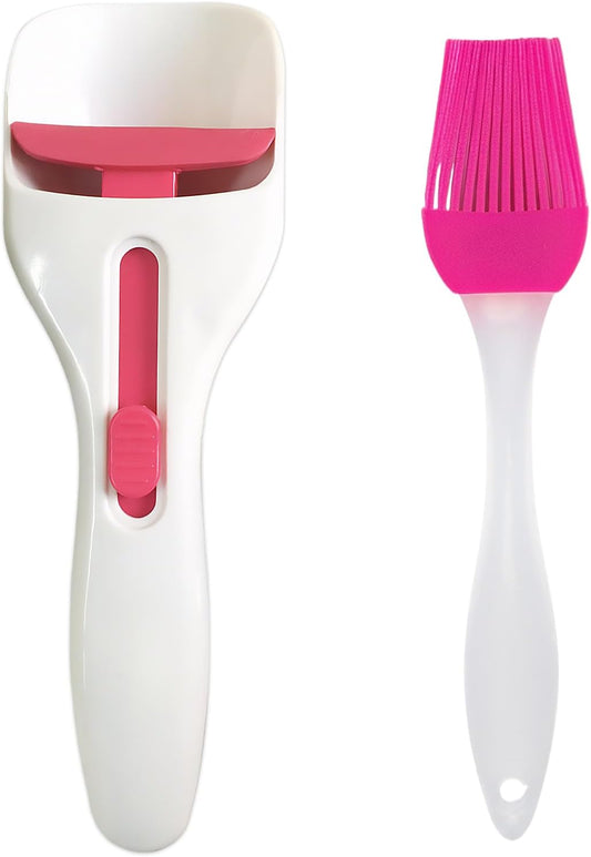 Cupcake scoop, muffin making, precise and drip-proof, suitable for perfect cakes and pancakes, easy-to-use oil brush, cake batter dispenser, professional kitchen baking tool, dishwasher-safe
