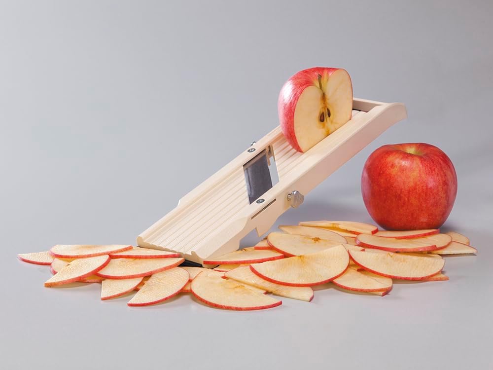 Benriner Super Slicer, with 4 Japanese Stainless Steel Blades, Beige