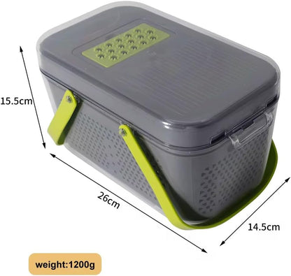 22-in-1 Vegetable Chopper with Container, Food Dicer Cutter, Mandoline Slicer & Cheese Grater, BPA-Free Kitchen Gadget for Onion, Potato, Cucumber & Veggies