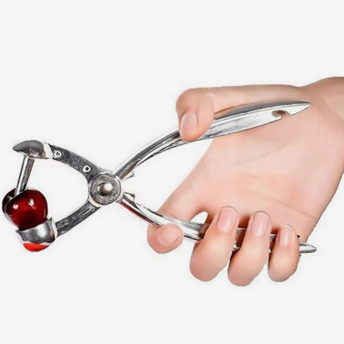 BESTonZON Multi-function Cherry Pitter Tool with Portable Design for Cherries, Red Dates, and Olives – Efficient Date Pit Removal Tool for Kitchen and Home Use