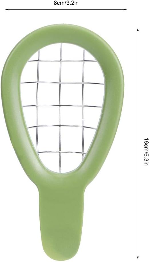 Fdit Stainless Steel Avocado Cuber and Dicer Tool Avocado Chunks Slicer for Avocados One Size Dicing Fruit Salad Kitchen Gadget Tool
