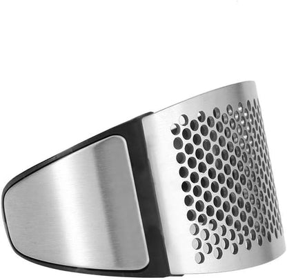 Stainless Steel Garlic Press Crusher Squeezer Masher Home Kitchen Mincer Tool Rust-proof Dishwasher safe