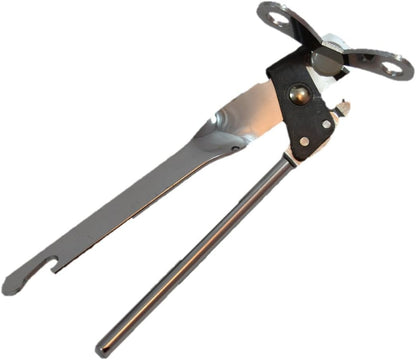 Rocky Mountain Goods Classic Manual Can Opener – Heavy Dutyl Stainless Steel Can Opener for Camping, Travel, and Everyday Use – Compact 6-3/4" Nickel-Plated Steel – Dishwasher Safe