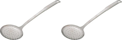 HIC Kitchen Spaghetti Ladle and Pasta Server with Long Handle, 18/8 Stainless Steel, 13-Inch
