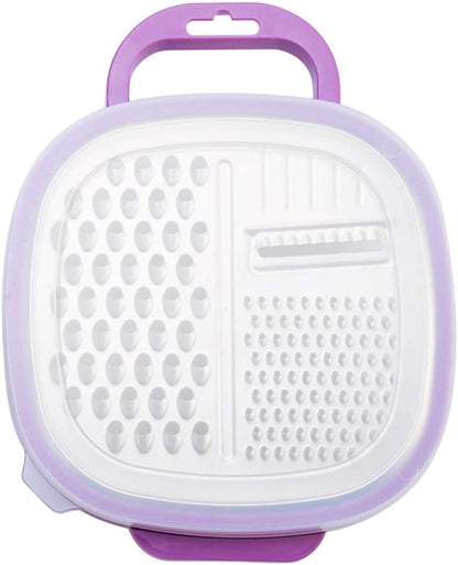 Cheese Grater with Container, Cheese Grater with Handle for Kitchen Box