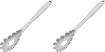 Chef Craft Premium Silicone Spaghetti/Pasta Fork, 11.5 inch, Gray