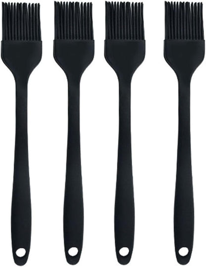 Silicone Oil brush, for BBQ Kitchen Cooking Baking and Grilling (3 PCS,orange)