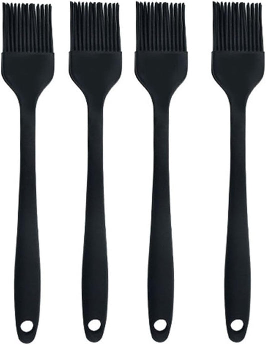 Silicone Oil brush, for BBQ Kitchen Cooking Baking and Grilling (3 PCS,orange)
