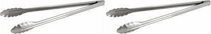 Winco Coiled Spring Heavyweight Stainless Steel Utility Tong, 16-Inch