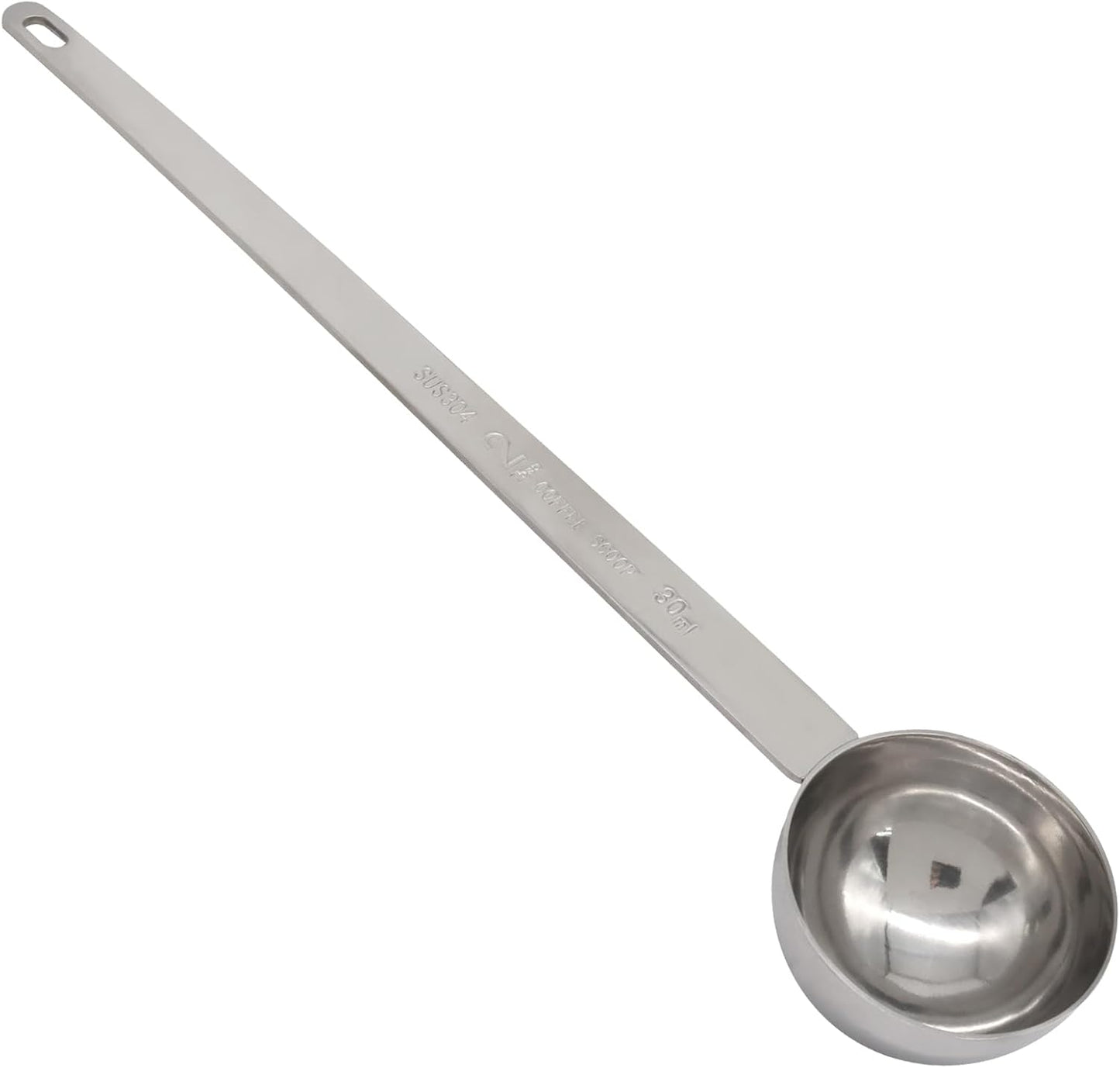 1PCS 9" Tablespoon Coffee Scoop,Long Handle Measuring Spoon Stainless Steel Scooper,One tbsp (15 ml) Spoon for Coffee Lovers/Home Baristas