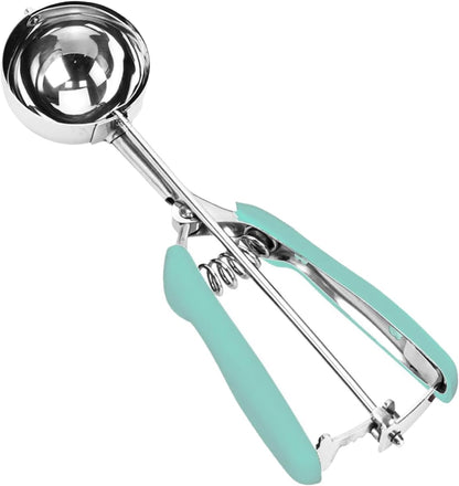 Cookie Scoop, Ice Cream Scoop, 1Tbsp/15 ml/0.5oz Cookie Scoops for Baking, 18/8 Stainless Steel Cookie Scooper for Baking, Ice Cream Scooper with Trigger Release, Cookie Dough Scoop with Non-slip Grip