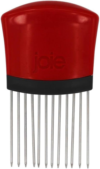Joie Slice Nice, Onion and Tomato Slicer, Stainless Steel Blades, Colors May Vary, 1 Count