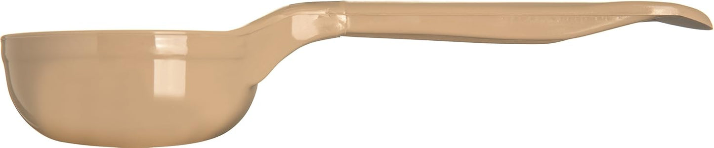 Carlisle FoodService Products Short Handle Portion Control Spoon 4 Ounces Beige