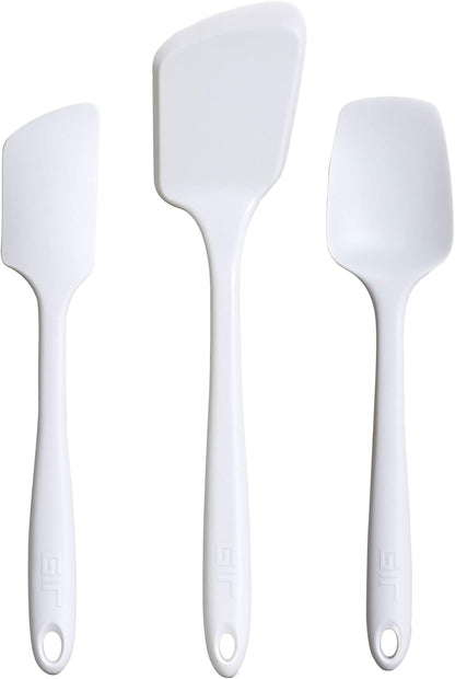 GIR: Get It Right 5-Piece Silicone Ultimate Kitchen Utensils Set - Ladle, Spatula, Flip, Spoon & Spoonula - Non-Toxic Cooking Utensils for Nonstick Cookware, Cooking and Baking - Black
