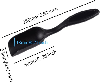 10Pcs NINGDAN Mini Shovel,Plastic Mini Gardening Shovel Spoons Soil Scoops,Cultivation Digging Transplanting Tools for Succulents Potted Flowers,Milk Powder/Coffee Beans Scoops (5 Colors)