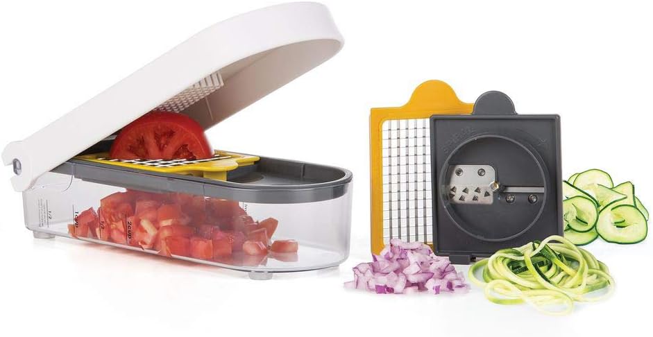 Prepworks from Progressive Dicer Spiralizer Veggie Chopper, White