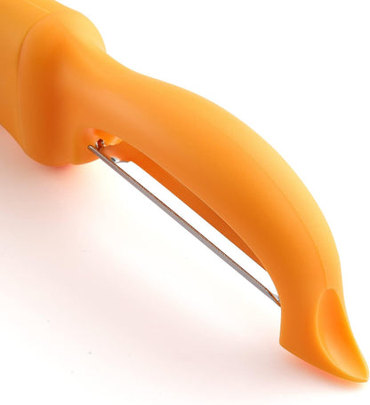 Spring Chef Premium Swivel Vegetable Peeler, Soft Grip Handle and Ultra Sharp Stainless Steel Blades - Perfect Kitchen Peeler For Veggie, Fruit, Potato, Carrot, Apple - Pink Lemonade