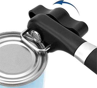 ZKG Cans Opener Professional Kitchen Tools Bottle Opener Knife Handheld Manual Can Tin Opener Side Cut Manual Jar Opener