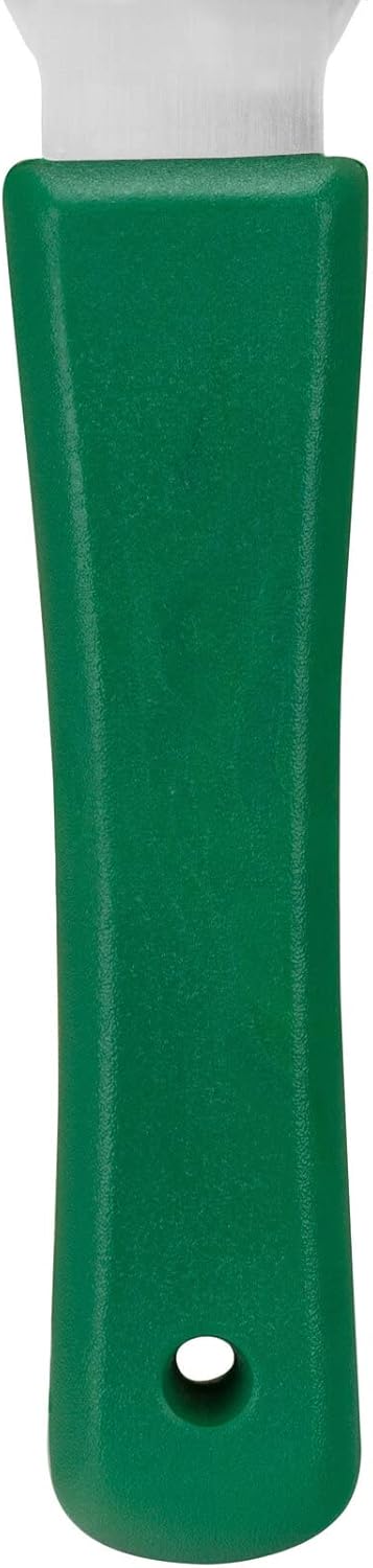 SPARTA Steel Handheld Scraper Kitchen Scraper Tool with Food-Safe Plastic Handle for Griddles, Pans, Pots, and Cutting Boards in Commercial Settings, Stainless Steel, 3 Inches, Pink
