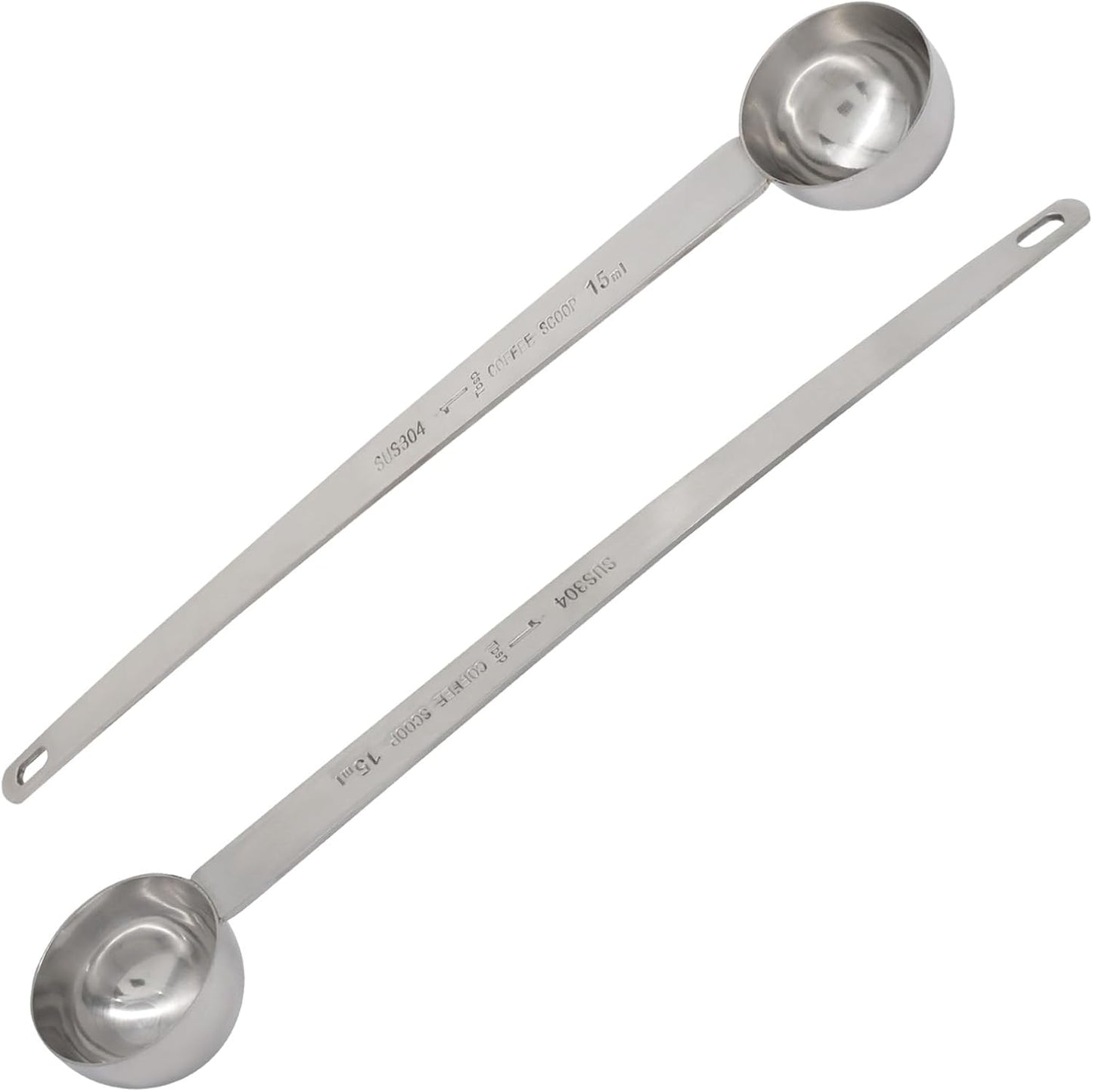 1PCS 9" Tablespoon Coffee Scoop,Long Handle Measuring Spoon Stainless Steel Scooper,One tbsp (15 ml) Spoon for Coffee Lovers/Home Baristas