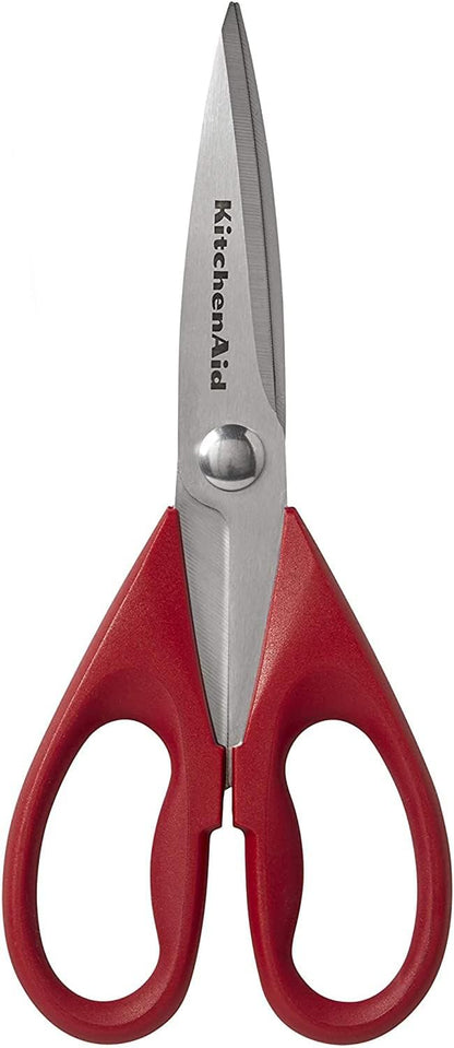 KitchenAid Multipurpose Shear Set, Versatile Scissors with Nutcracker, Bottle Opener, Ergonomic Handles with Protective Blade Covers, 2 Piece