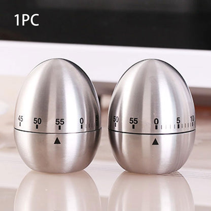 60 Minute Mechanical Kitchen Timer, Wind-Up Design, No Batteries Needed, Perfect for Boiling Eggs & Kitchen Tasks, Cooking Essential Tool