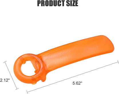 1 Pack Red Jar-key Jar Opener The Original Easy Use by Anyone (Transparent)