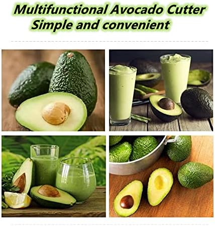 Avocado Slicer, 3 in 1 Avocado Cutter for Fruit and Vegetables Avocado Tool Avocado Slicer Avocado Knife-with Silicon Grip Handle Avocado Pitter- Dishwasher Safe