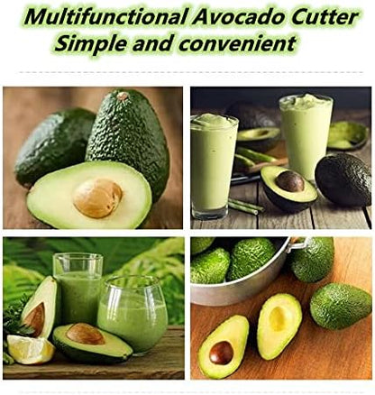 Avocado Slicer, 3 in 1 Avocado Cutter for Fruit and Vegetables Avocado Tool Avocado Slicer Avocado Knife-with Silicon Grip Handle Avocado Pitter- Dishwasher Safe
