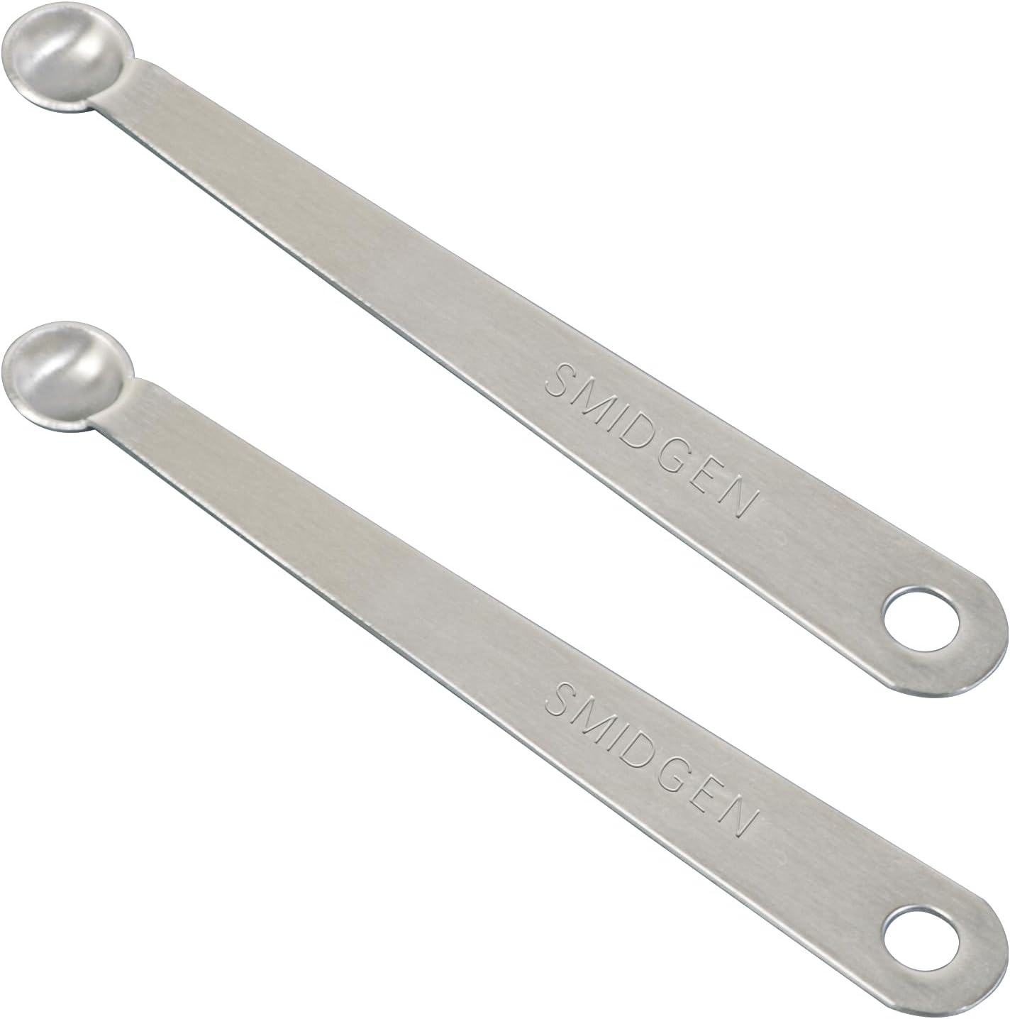 2PCS 1/32 Teaspoon(1/32tsp, Smidgen) Single Tiny Measuring Spoon, Small Individual Stainless Steel Measure Spoons Only
