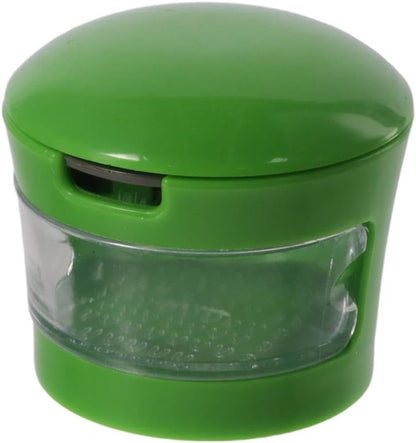 multifunction Plastic Garlic Press Presser Crusher Slicer Grater Dicing Slicing and Storage Kitchen Vegetable Tool