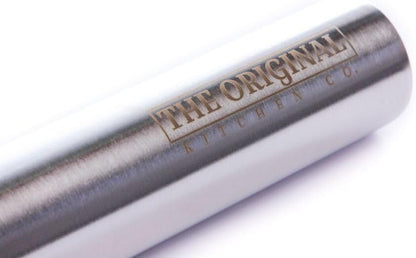 The Original Stainless Steel Rolling Pin Featuring a Non-Stick Surface Perfect for Making Pasta, Cookies, Ravioli and Pizza